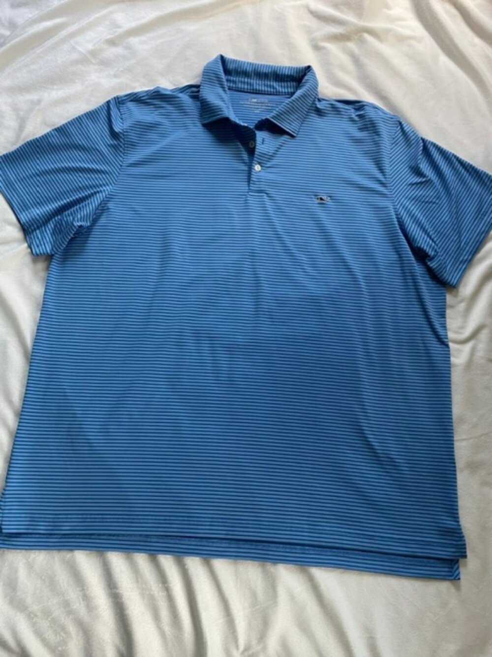 Vineyard Vines Men’s Performance Bradley Stripe Sankaty Polo Shirt, Size XXL